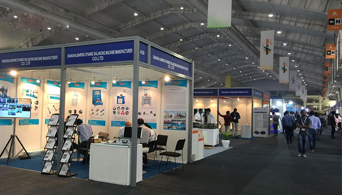 劍平平衡機—印度國際機床展會正在如火如荼地進行中